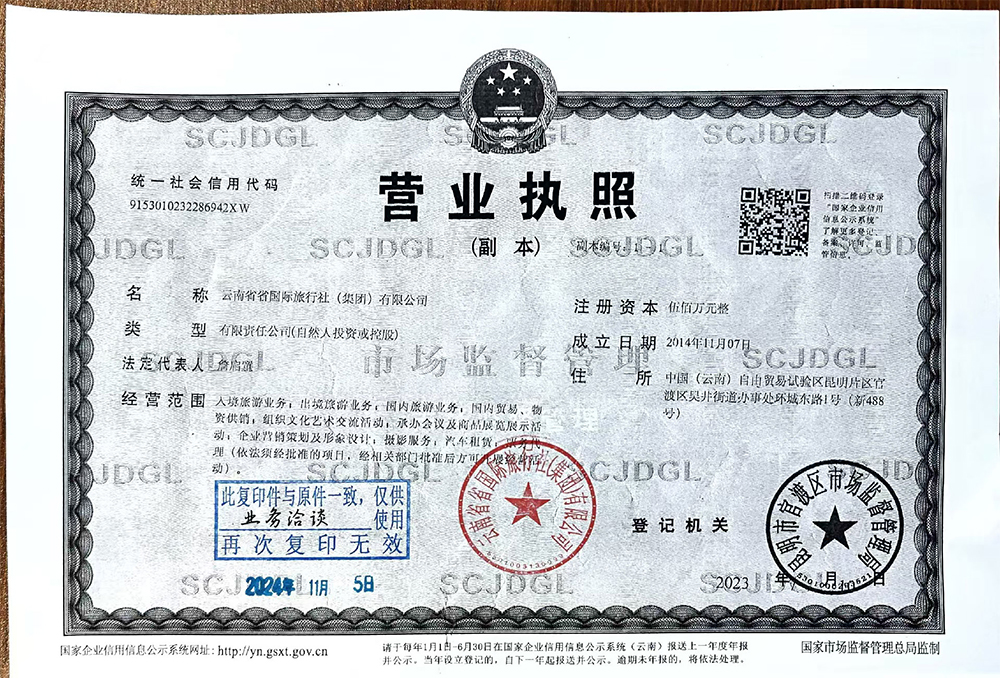 营业执照(副本)